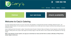 Desktop Screenshot of caryscatering.com.au