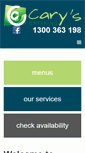 Mobile Screenshot of caryscatering.com.au